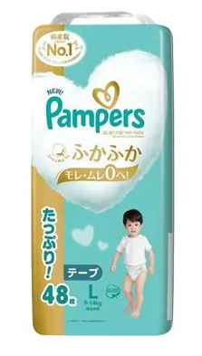 Pampers Ichiban Diapers 幫寶適紙尿片大碼L48 - Tape